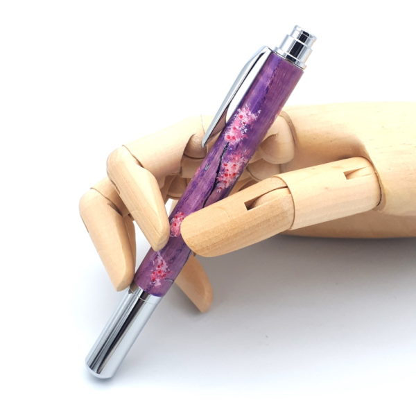 Stylo Roller en frêne peint à la main I065 – Image 6