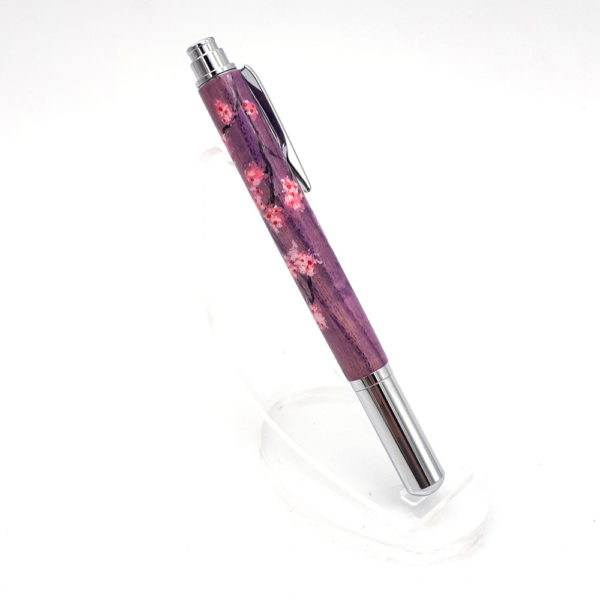 Stylo Roller en frêne peint à la main I065 – Image 5