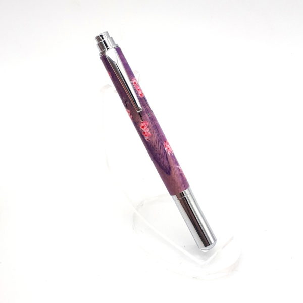 Stylo Roller en frêne peint à la main I065 – Image 4