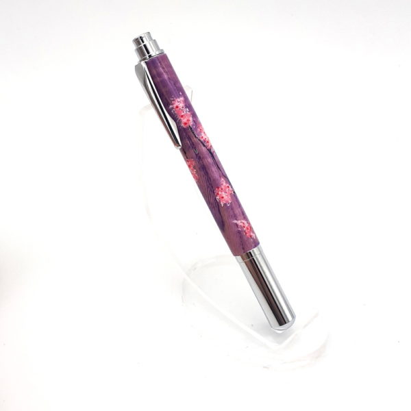 Stylo Roller en frêne peint à la main I065 – Image 3