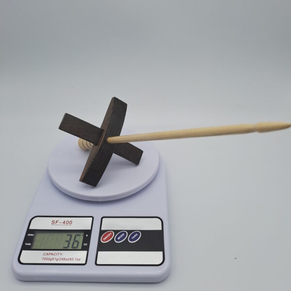 Fuseau turc 37gr frêne et chêne ébonisé I113 – Image 2