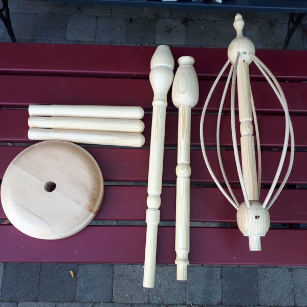 Quenouille artisanale en bois – Image 12