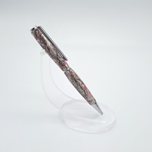 Stylo de luxe en bois & argent décor Sakura I092 | Benjamin Pamart – Image 5