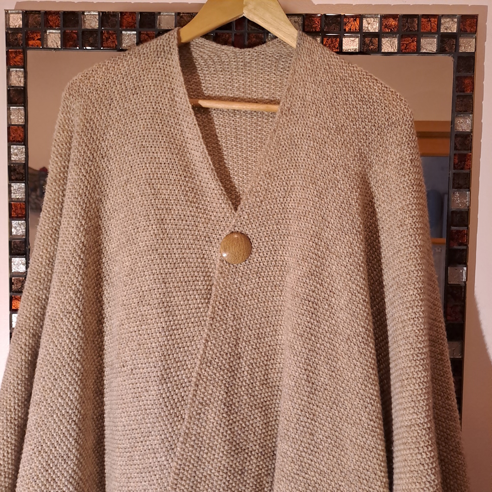 Broche aimantée en chêne I201