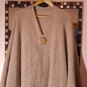 Broche aimantée en chêne I203