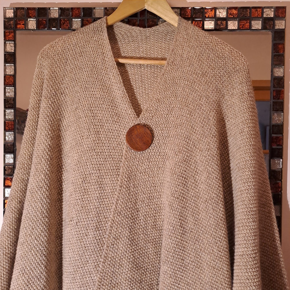 Broche aimantée en meranti I206