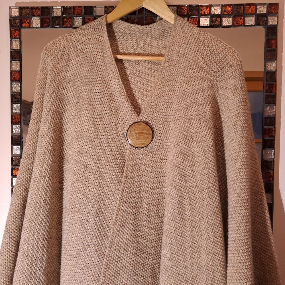 Broche aimantée en chêne I207