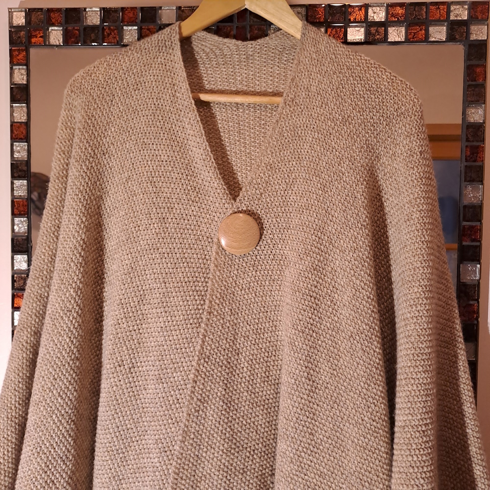 Broche aimantée en hêtre I208