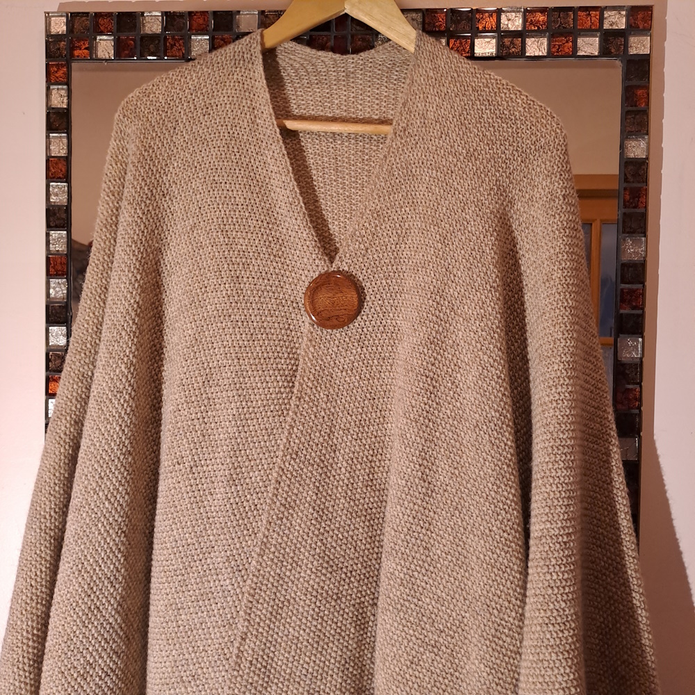 Broche aimantée en meranti I209