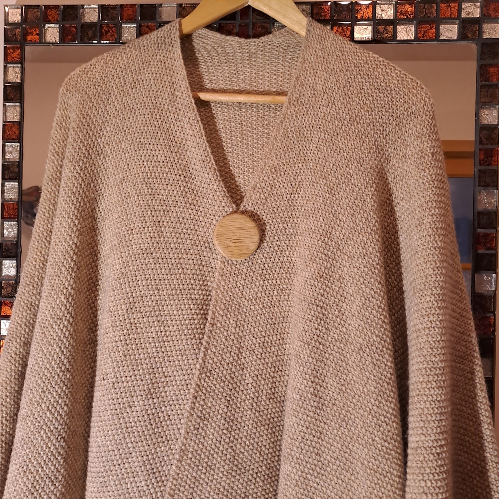 Broche aimantée en chêne I212