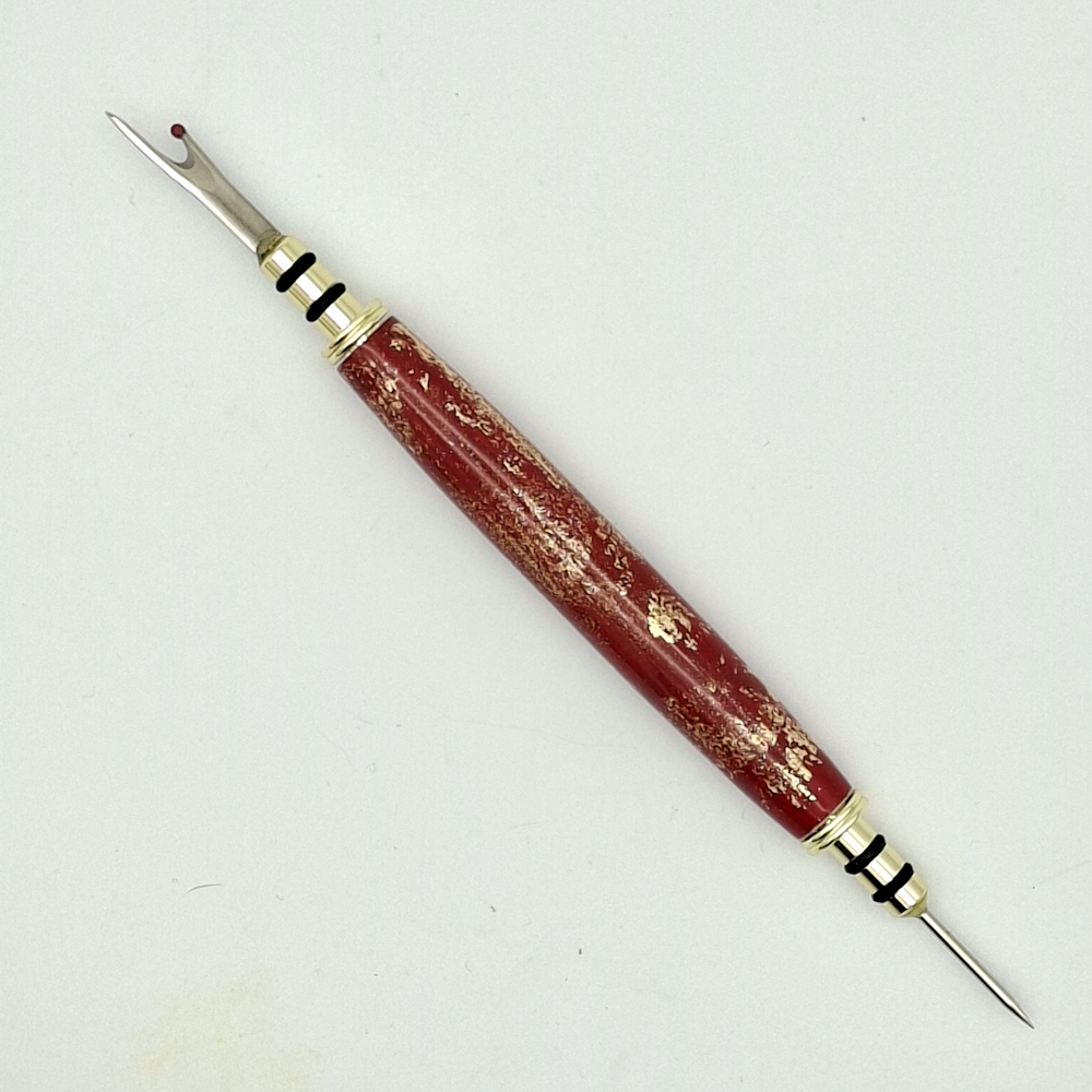 Découd vite J015 en sycomore peint à la main et doré