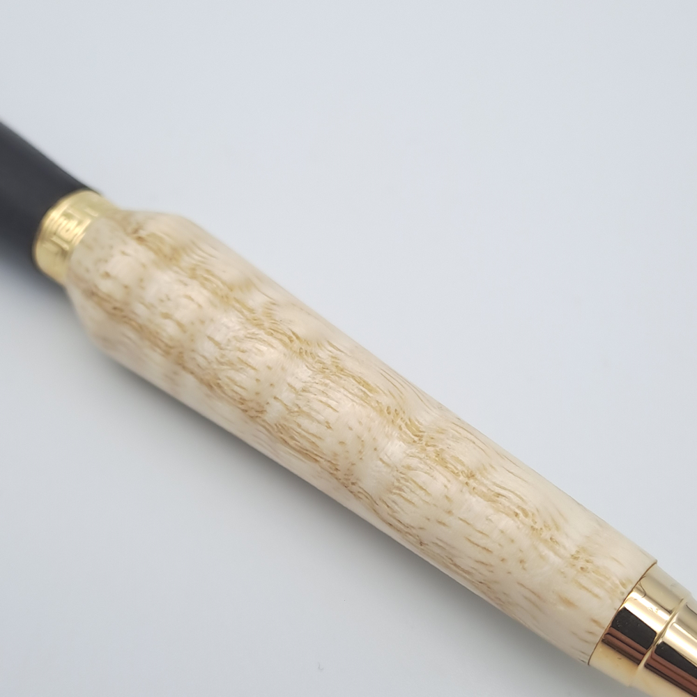 stylo à bille, duo de frêne et hêtre J026 – Image 3