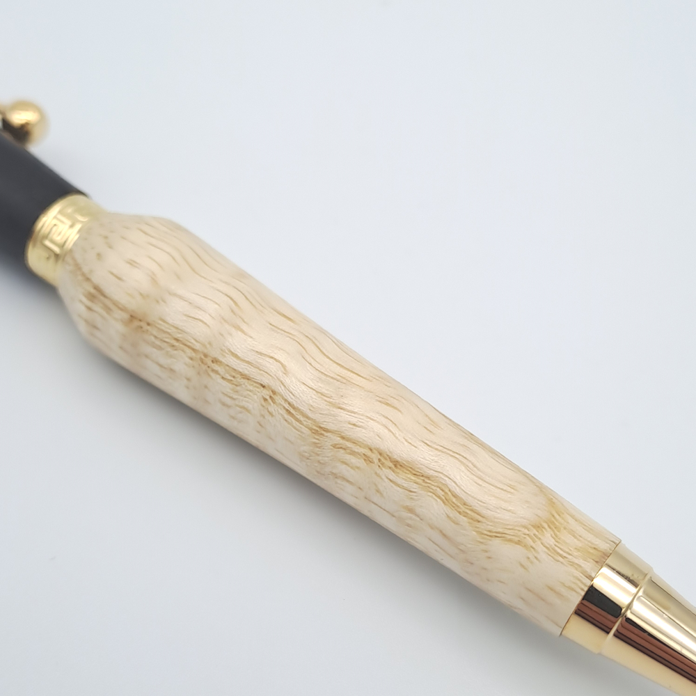 stylo à bille, duo de frêne et hêtre J026 – Image 6