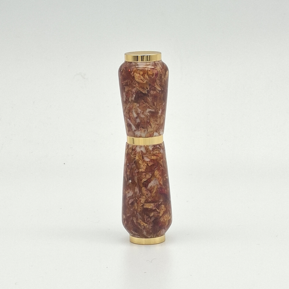 Atomiseur de parfum en résine et fleurs de roses J042 – Image 2