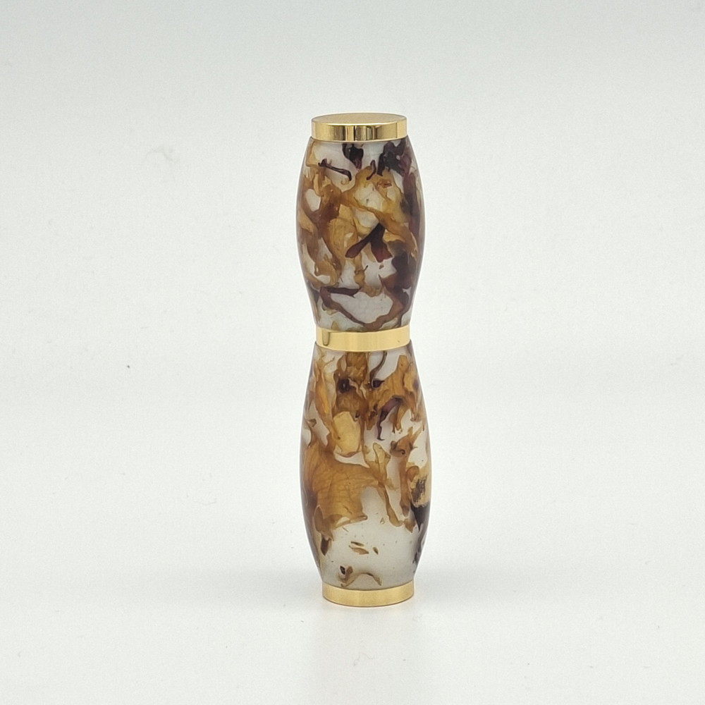 Atomiseur de parfum en résine et fleurs de roses J043 – Image 2